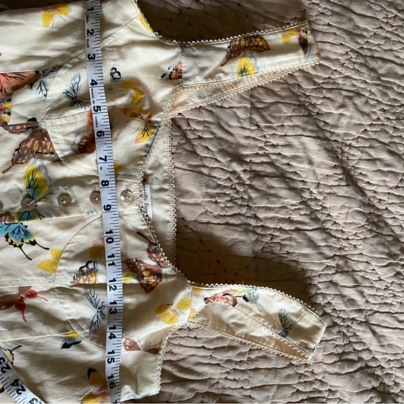 Gorgeous VTG Nanette Lepore Butterfly Corset Cotton Dress - Picture 15 of 15